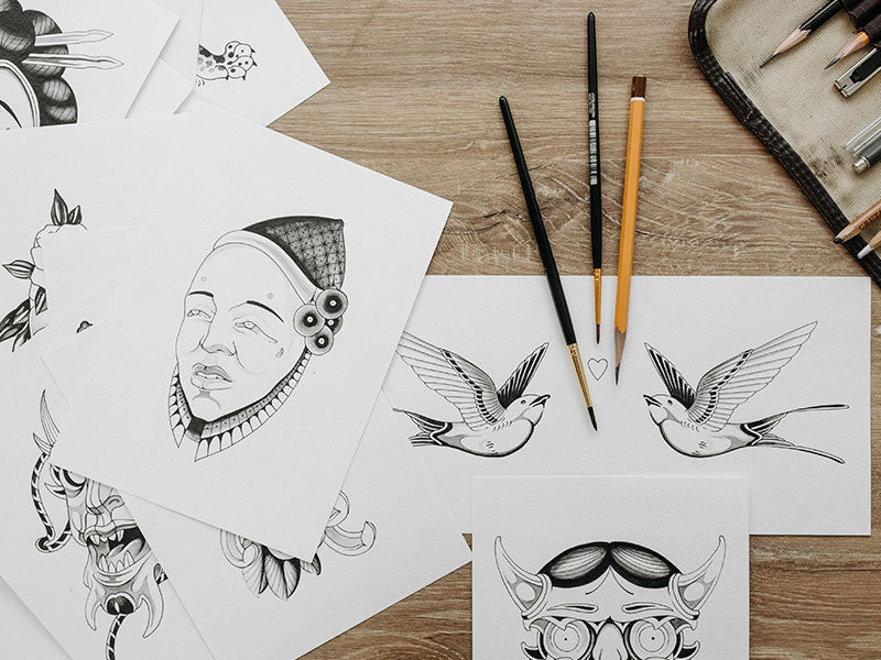 De la idea al diseño: cómo se crea un tatuaje temporal